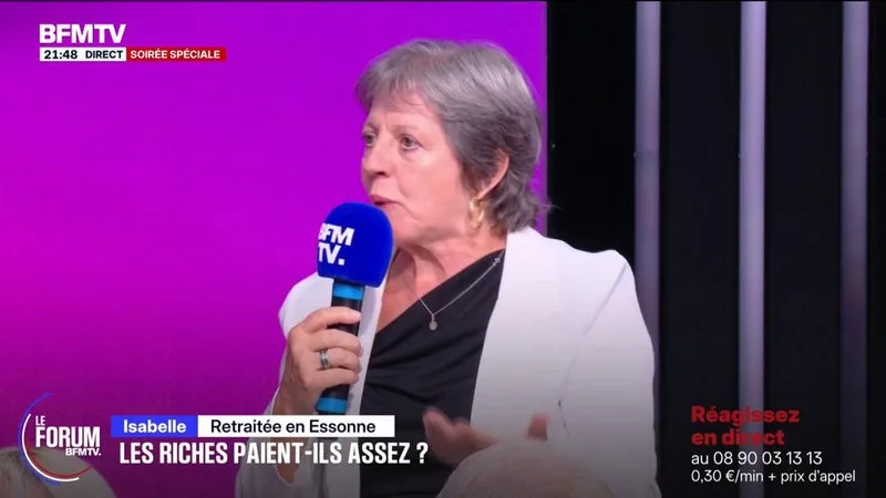 FORUM BFMTV- Héritage: pour Isabelle, retraitée, "tout héritage de travail, il ne faut pas y toucher"