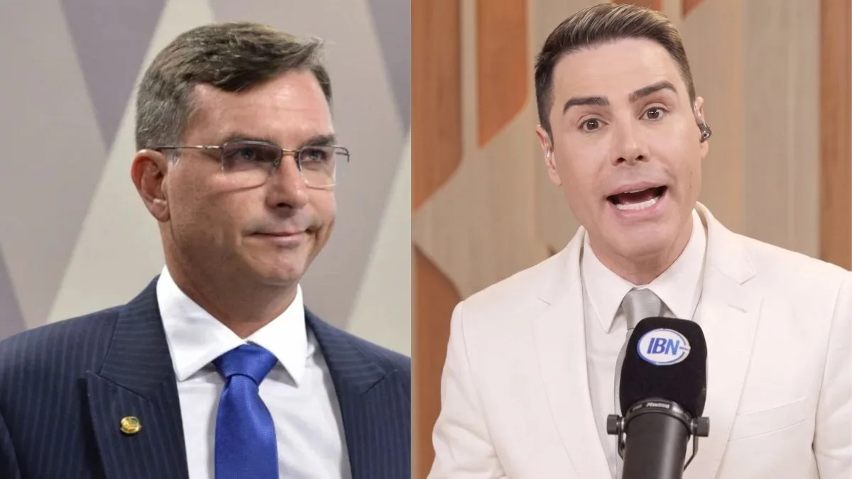 Luiz Bacci detona Flávio Bolsonaro após candidato faltar a entrevista e alerta sobre sabatina no JN: ‘Vai ser triturado! Esquece a tua carreira política’