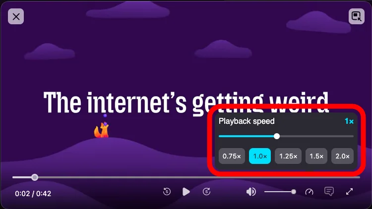 Firefoxに「ピクチャーインピクチャーで再生する動画の速度調整」や「新規タブにウェブサイトの未読通知をバッジで表示」などの新機能が追加予定