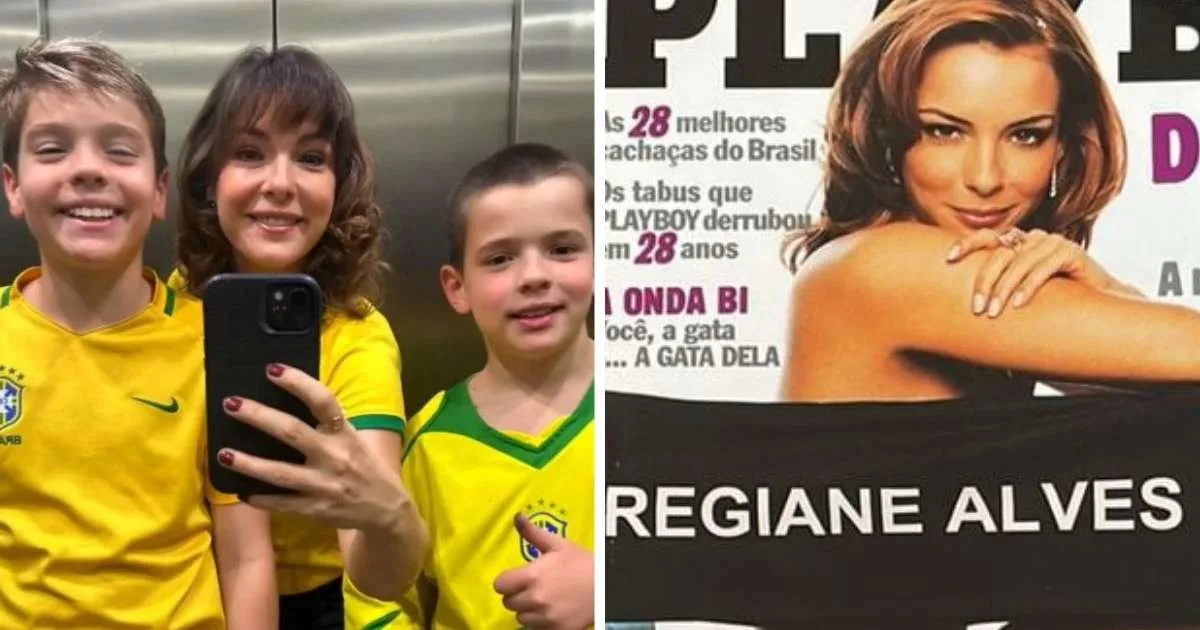 Regiane Alves, 47 anos: "Não me arrependo porque, se a gente voltar no tempo, a Playboy tinha uma coisa muito de status"