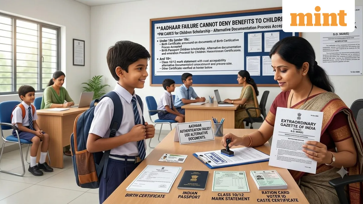 Govt issues notification on PM CARES scholarship, spells out rules for children without Aadhaar