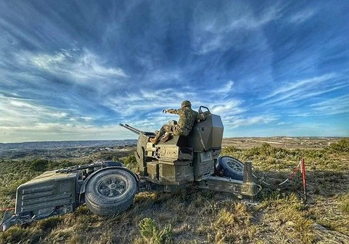 Las Fuerzas Armadas entrenan el sistema de defensa aérea de España frente a la costa de Marruecos