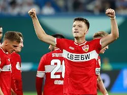 Bald auch einer für Klopp?: VfB-Neuzugang Pejcinovic schießt Hansa mit Hattrick ab