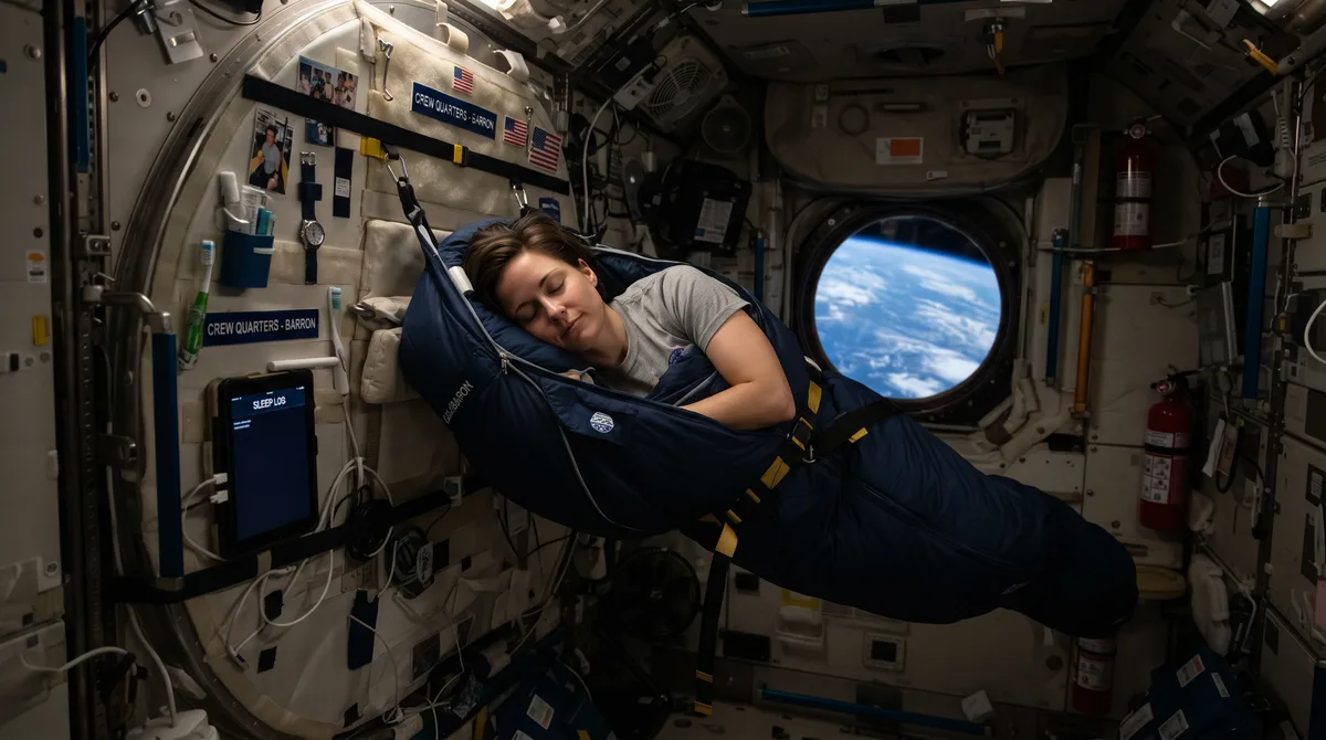 Os astronautas na estação espacial sofrem de privação de sono severa, apesar da exigência da NASA de oito horas de sono
