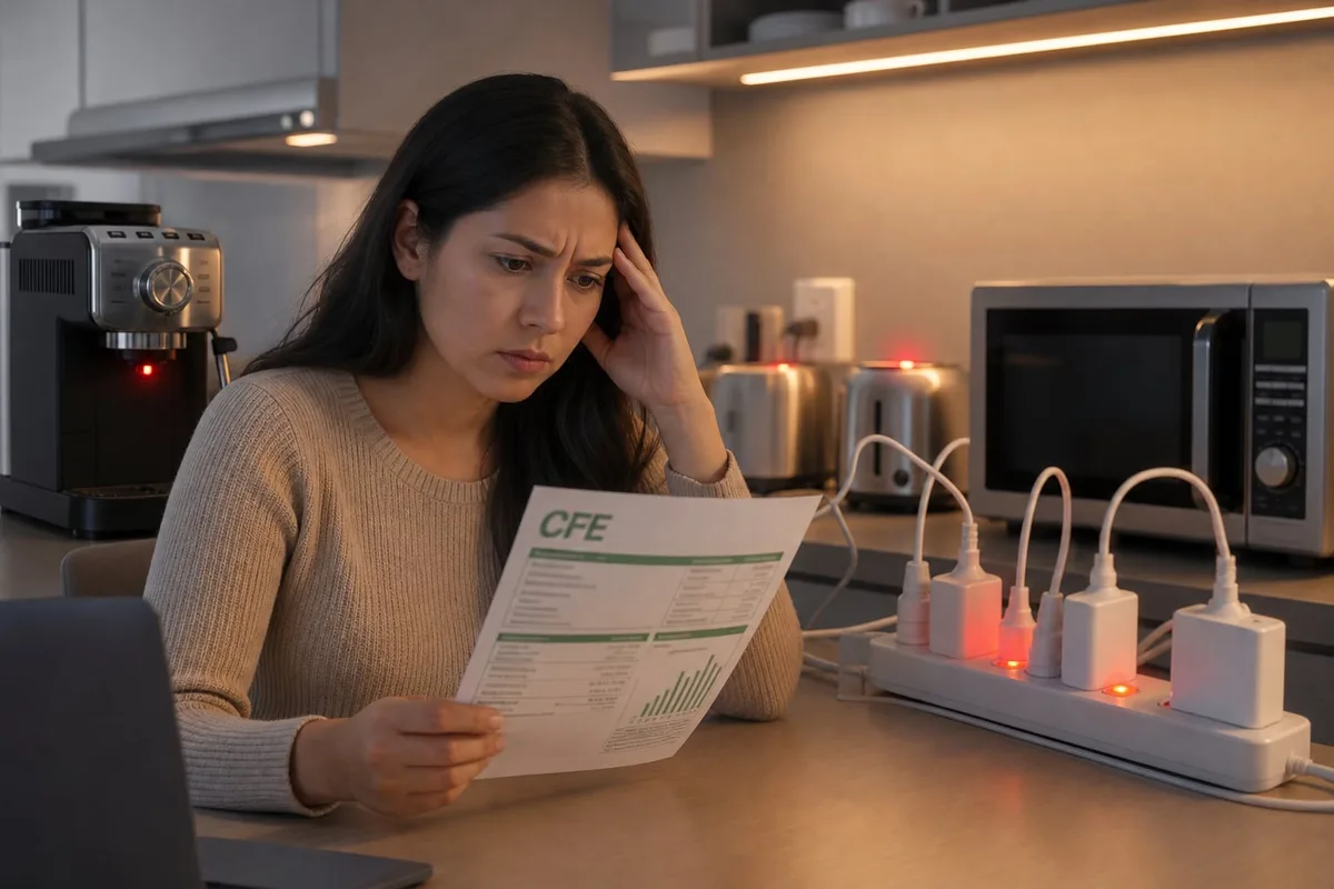 Los electrodomésticos que más consumen energía aun apagados y cómo detectarlos con tu recibo de CFE