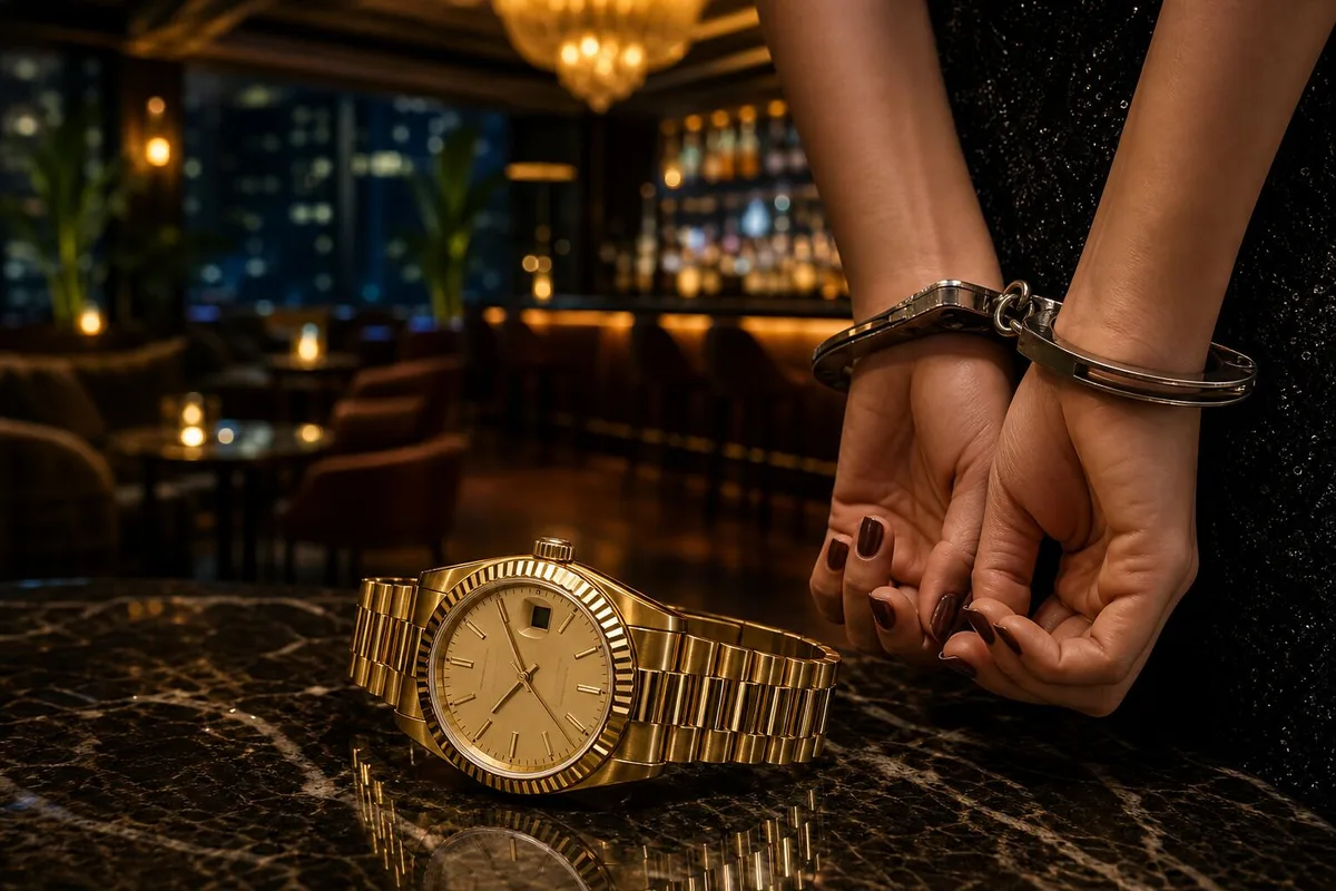 Detienen a una mujer por el presunto robo de un Rolex valuado en USD 98.400 durante un encuentro en un club