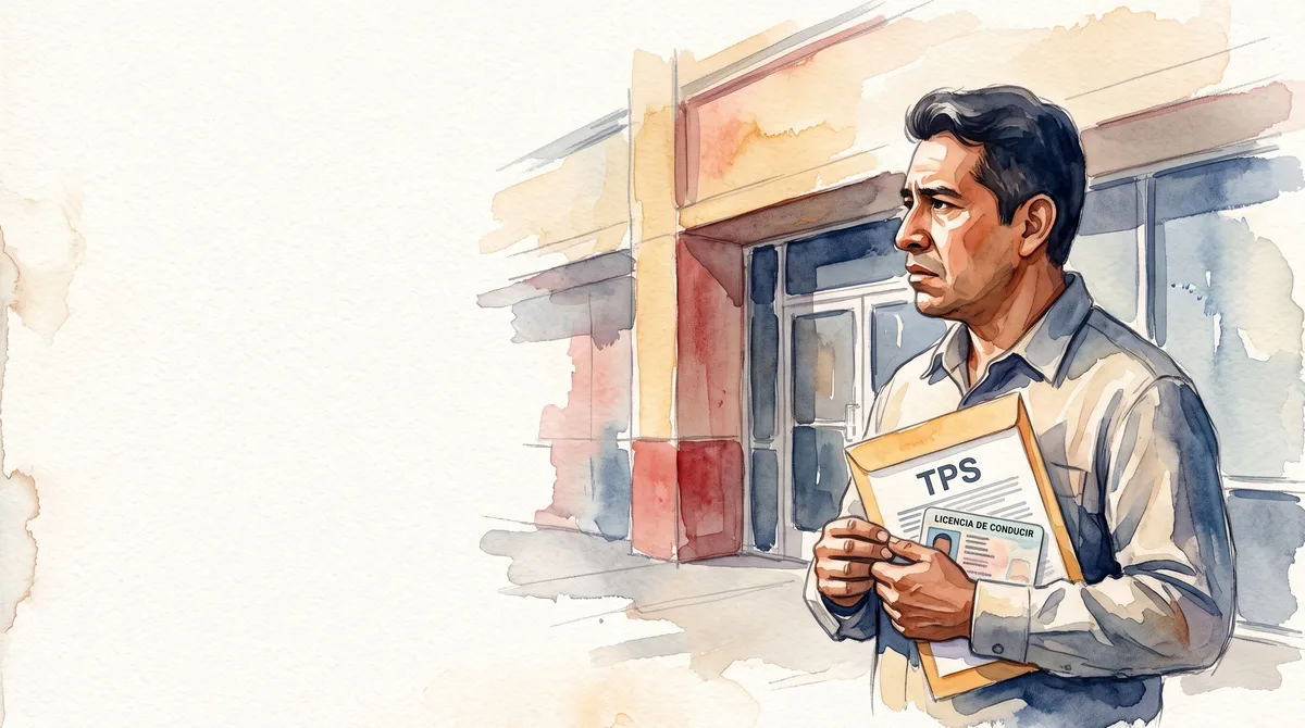 Salvadoreños con TPS enfrentan barreras y temor a la deportación al renovar licencias en EE. UU.
