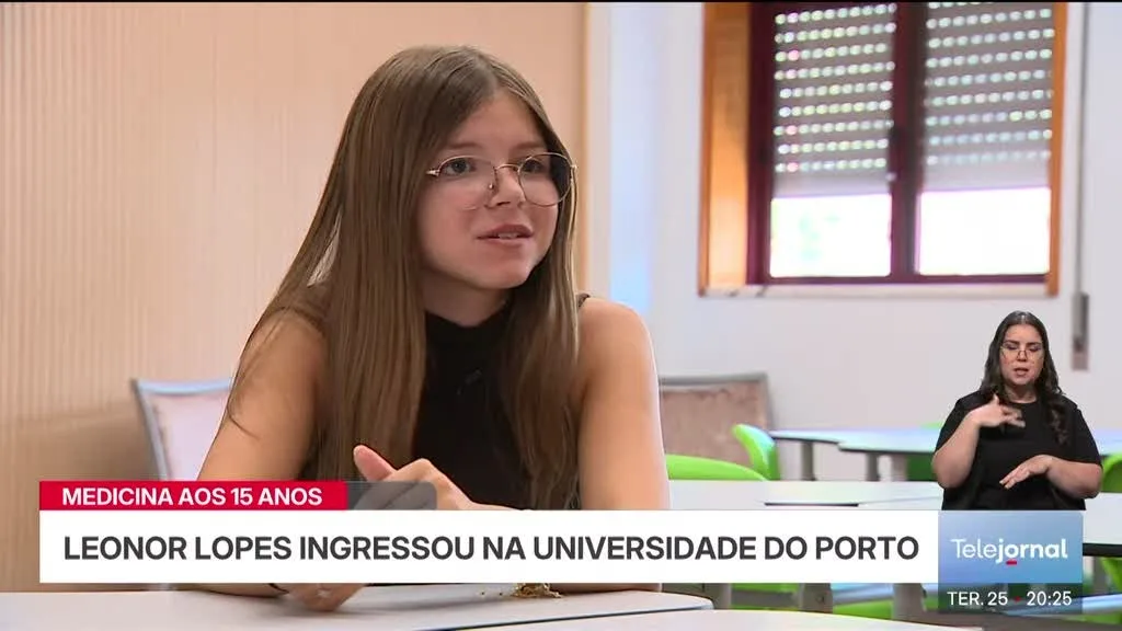 Leonor Lopes entrou na Faculdade de Medicina com 15 anos