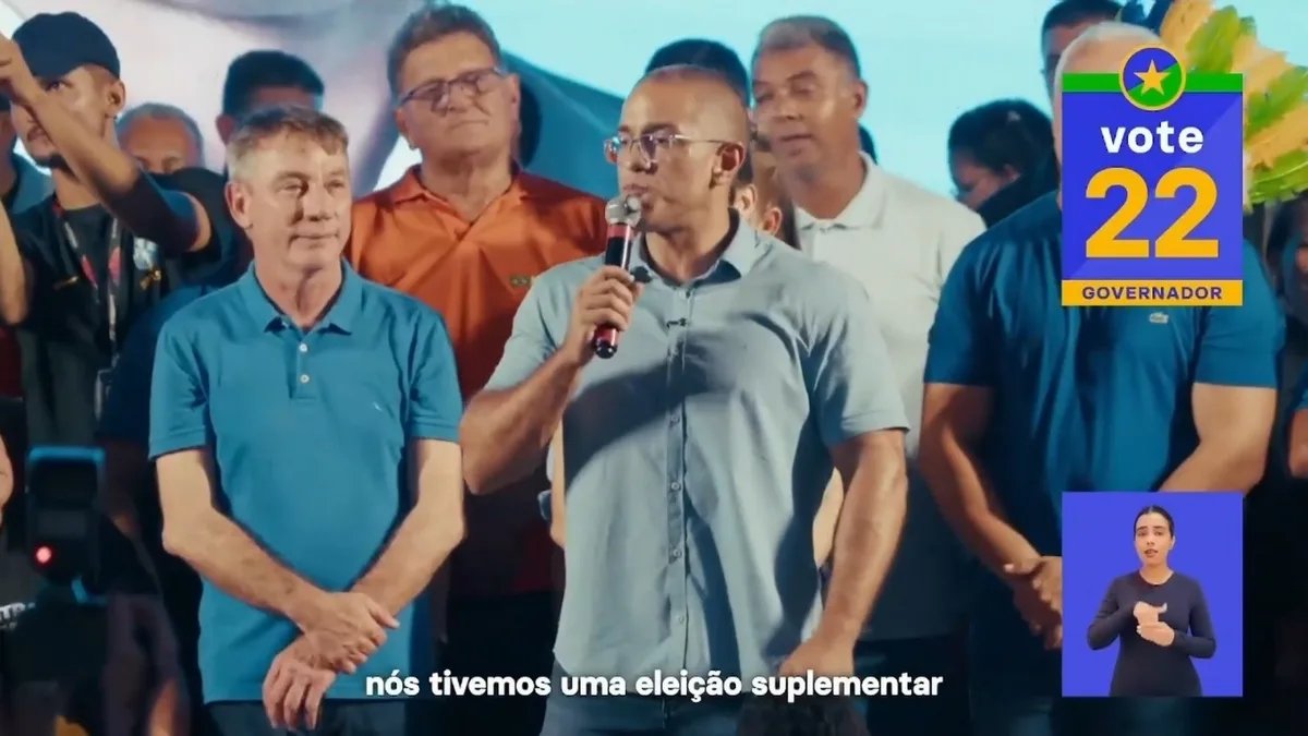 Arthur Henrique relembra resultado da eleição suplementar na 1ª propaganda eleitoral na TV em Roraima