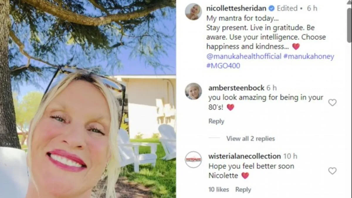 Nicollette Sheridan suffers 'third-degree rope burns' after 'ugly and painful' dog incident