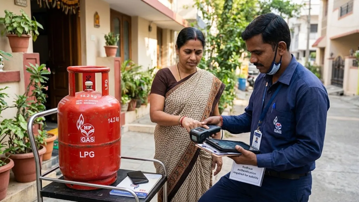 Domestic LPG cylinder booking: Biometric Aadhaar Authentication mandatory for subsidy from October 1