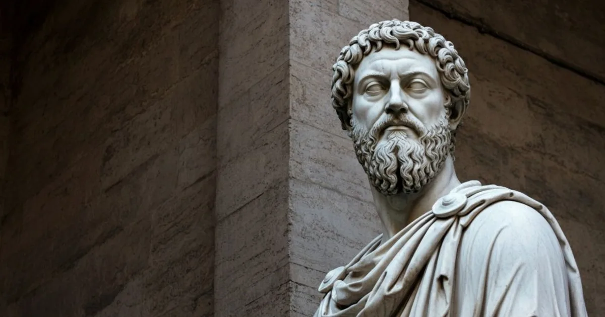 Cita del día de Marco Aurelio, emperador romano: "Todo lo que oímos es una opinión, no un hecho. Todo lo que vemos es una perspectiva, no la verdad"