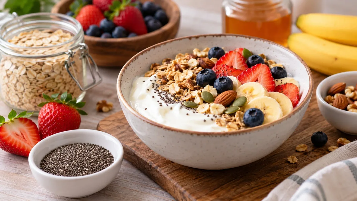 Yogurt griego: cuánta proteína aporta y cómo consumirlo en el desayuno o como colación