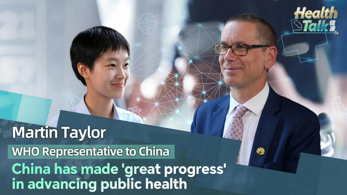 WHO China rep on China's 'great progress' in advancing public health