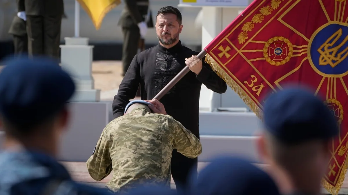 Ukraine wants peace but won’t ‘simply surrender’, Zelensky says on Independence Day