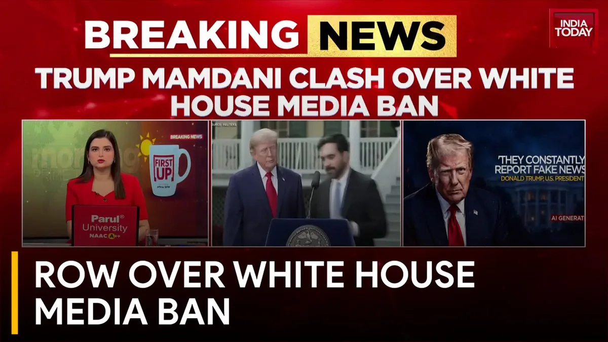 White House Media Ban Row: Trump Restricts Outlets, NYC Mayor Backs Full Press Access