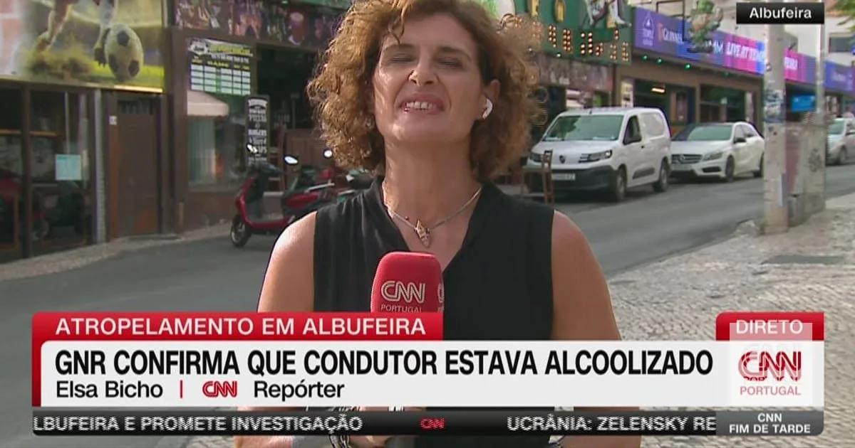 Homem detido por atropelamento "pediu desculpa, mas apresentou taxa de alcoolemia" acima do permitido