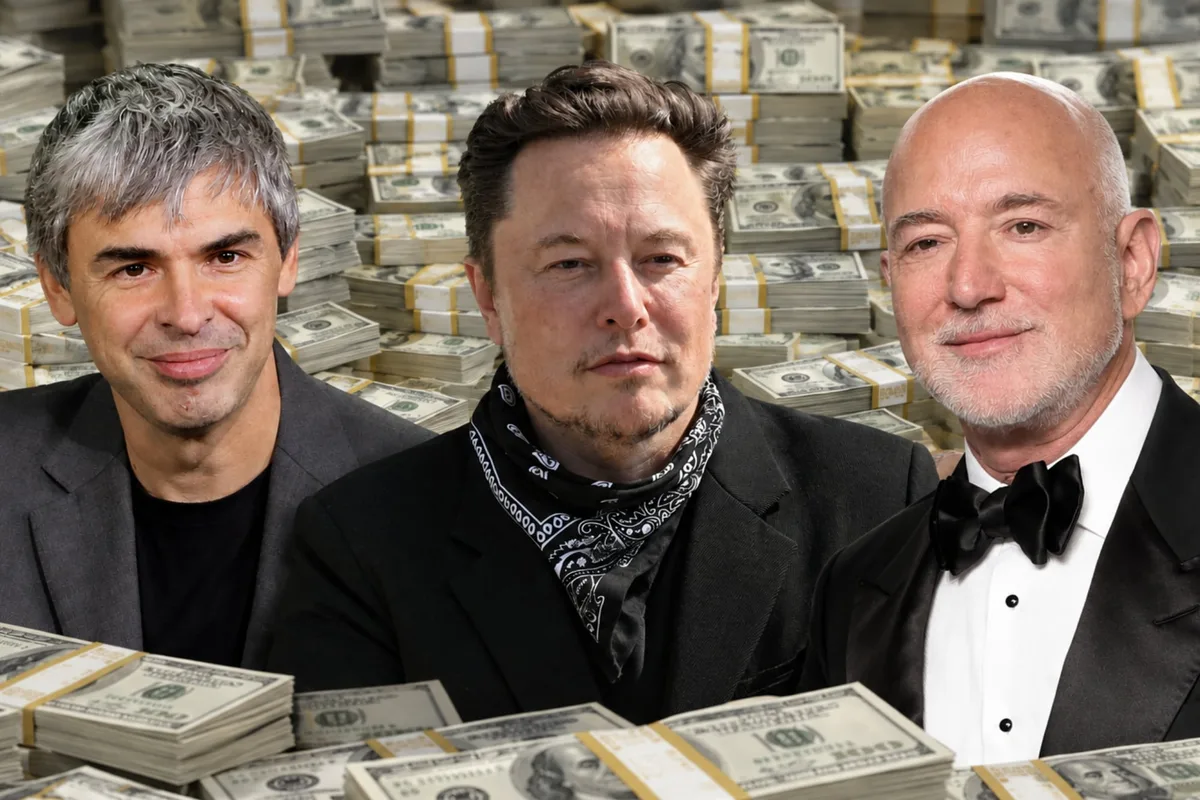 La batalla millonaria de Google, Amazon y Tesla: a cuánto asciende la fortuna de Elon Musk vs. Jeff Bezos y Larry Page