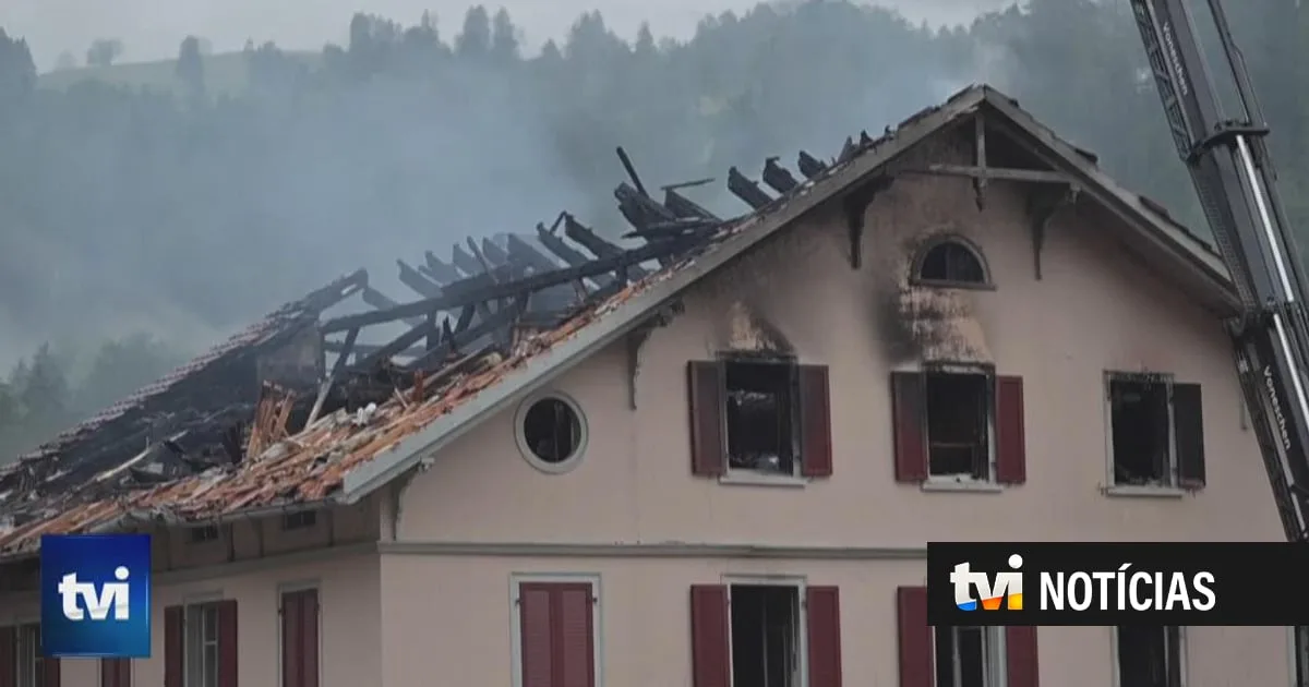 Dois portugueses feridos em incêndio na Suíça. Há cinco desaparecidos