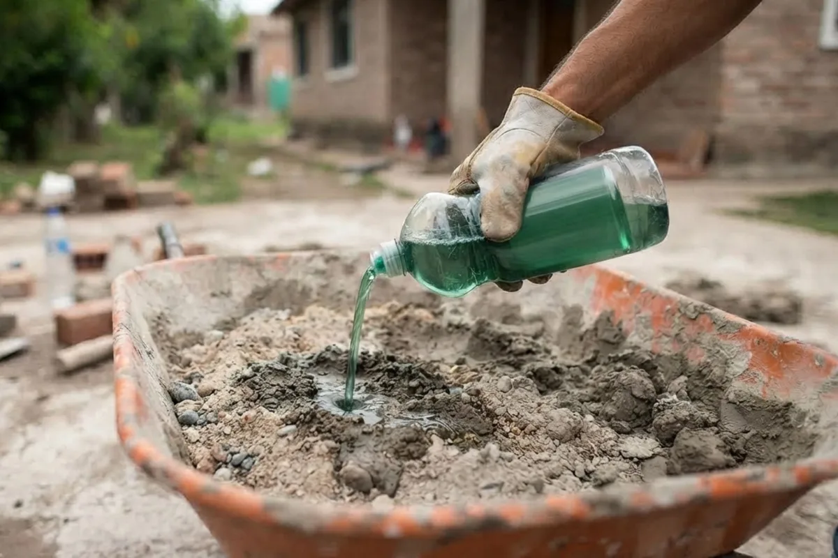 Los albañiles concuerdan: el truco de mezclar detergente con hormigón para reparaciones sencillas