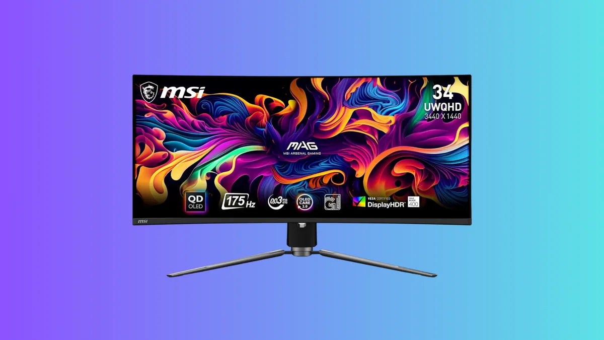 Rentrée 2026 : l'écran gaming QD-OLED MSI MAG 341CQPA passe sous les 600€ chez Amazon