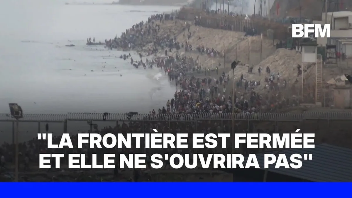 Ceuta: de nouveaux appels à franchir la frontière entre l'Espagne et le Maroc