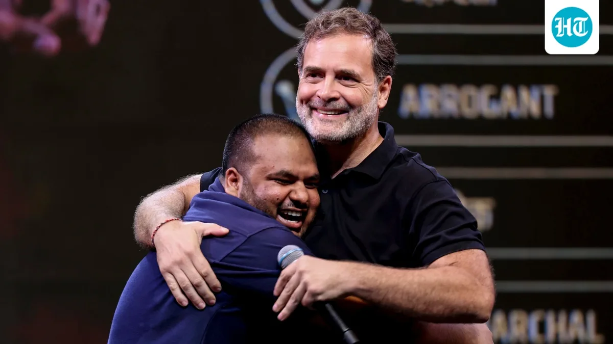 ‘Party of comedians’: BJP slams Rahul’s Modi mimicry act at Chatron ki Goonj event