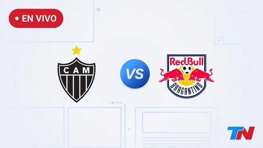 Atl.Mineiro vs RB Bragantino en vivo por los octavos de final de la Copa Sudamericana: hora, dónde ver y formaciones
