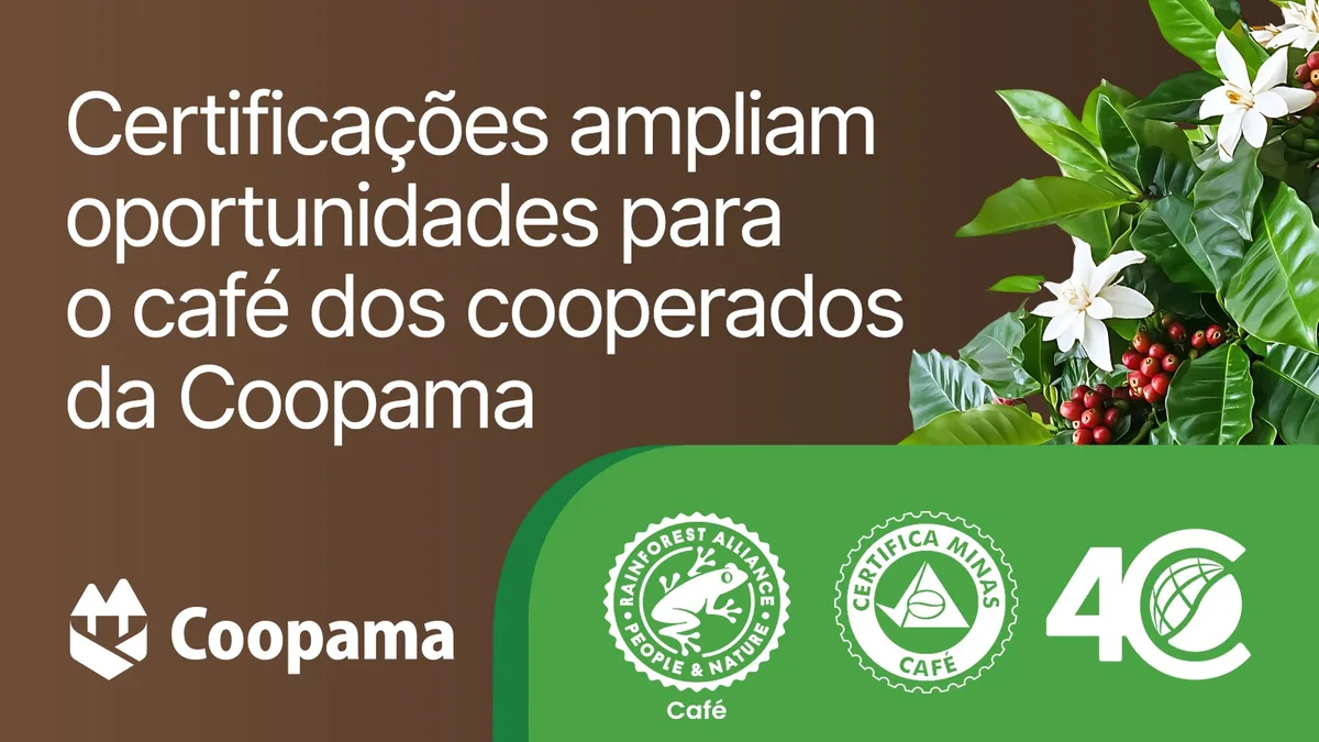 Certificações ampliam oportunidades para o café dos cooperados da Coopama