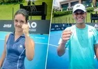 Livas Damazio e Duda Carbone garantem vagas no Australian Open juvenil