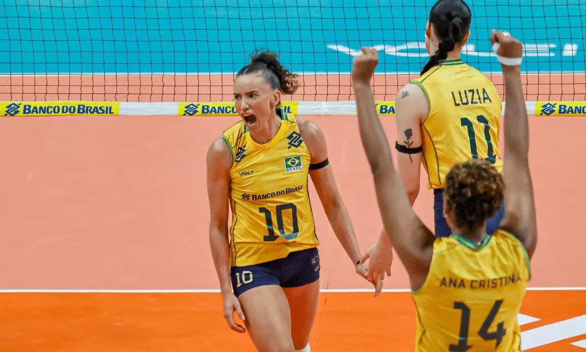 Com Gabi de MVP, Brasil domina Pré-Olímpico de vôlei sem perder sets