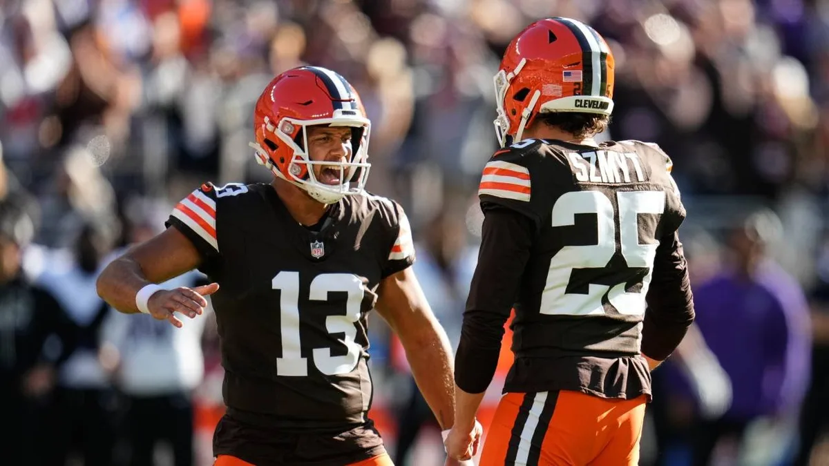 Browns’ Szmyt walks it off with 37-yard FG to beat Ravens