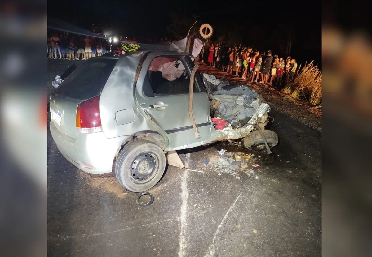Acidente entre carro e caminhão deixa seis mortos na TO-010