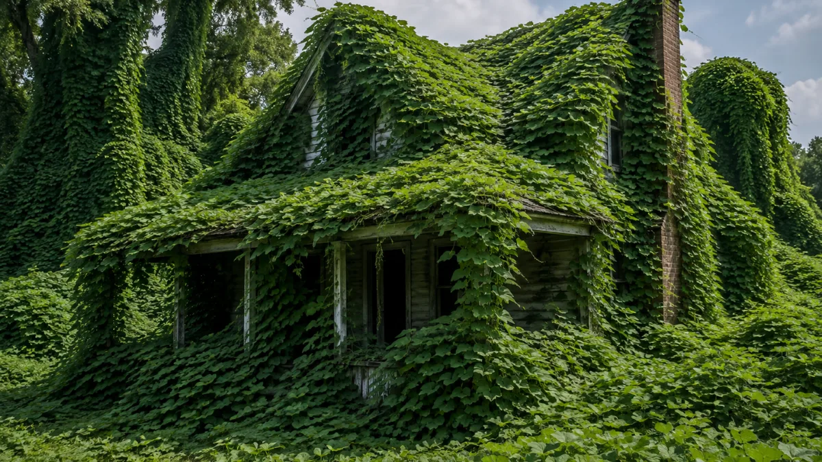 Kudzu came to America as a garden plant; now its vines can fuel wildfires