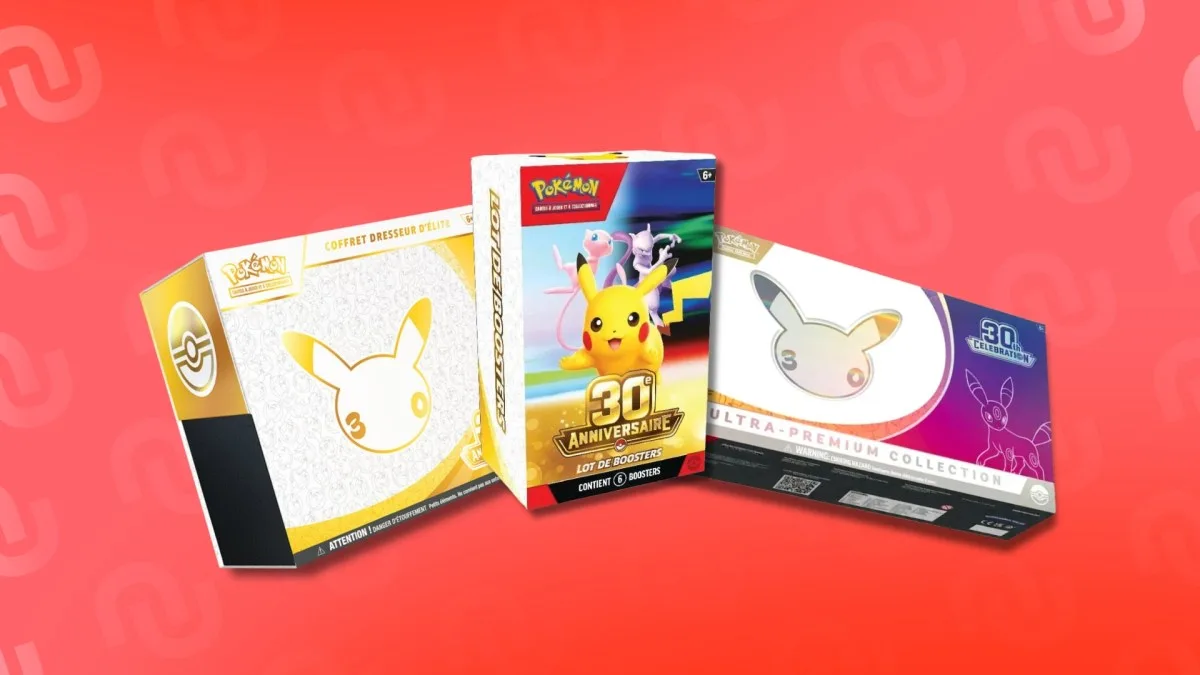 Cartes Pokémon 30ᵉ anniversaire : tout savoir sur les précommandes (ETB et boosters)