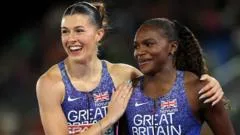 History for Hunt and Asher-Smith in golden finish for GB