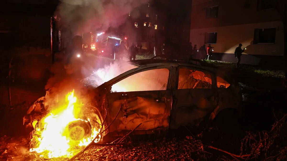 Blazes ignite at St. Petersburg oil sites as Kyiv launches more than 1,000 drones at Russia