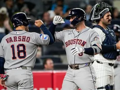 Christian Walker and Jeremy Peña power the Astros to a 5-1 win over Gerrit Cole and the Yankees