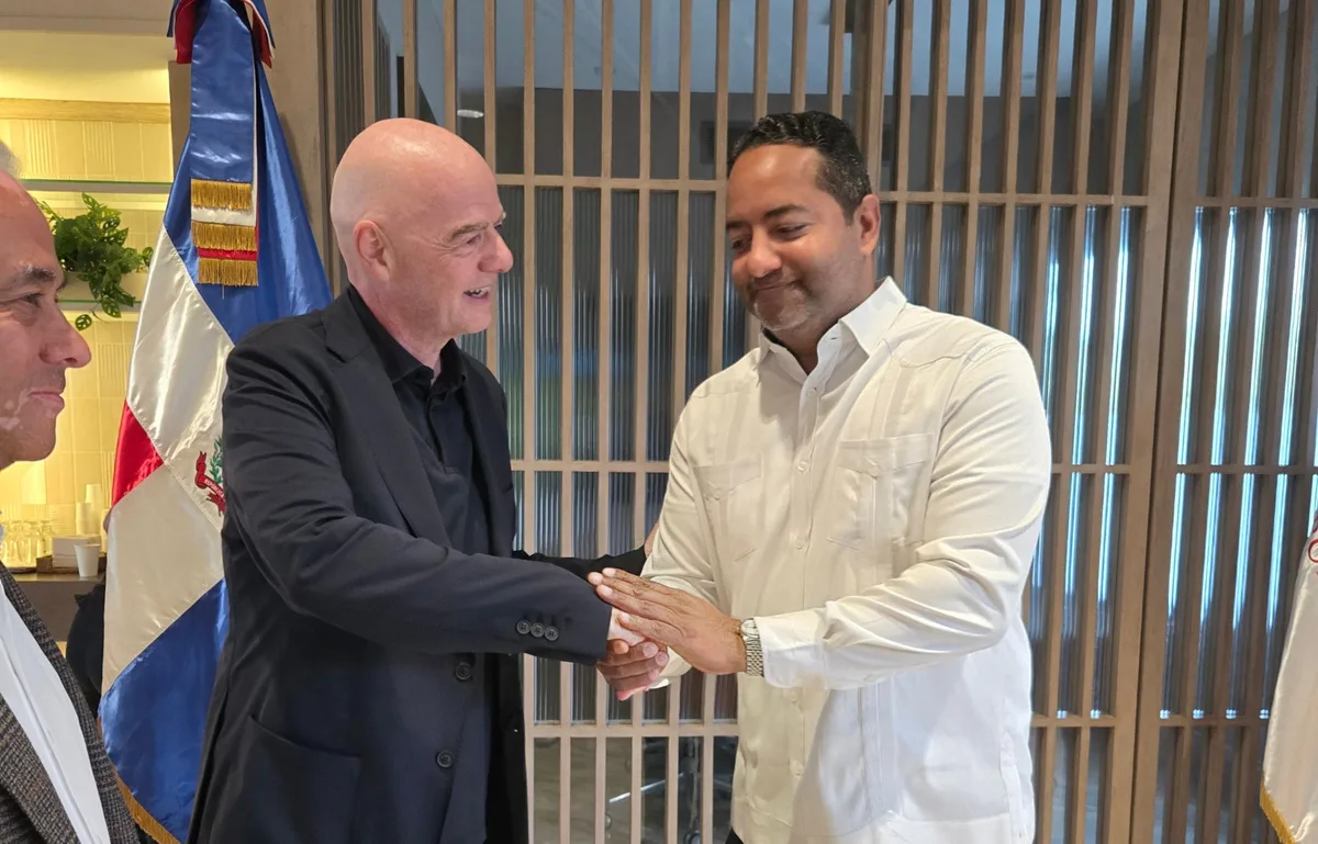 Gianni Infantino visita República Dominicana en medio de tensiones con la Concacaf