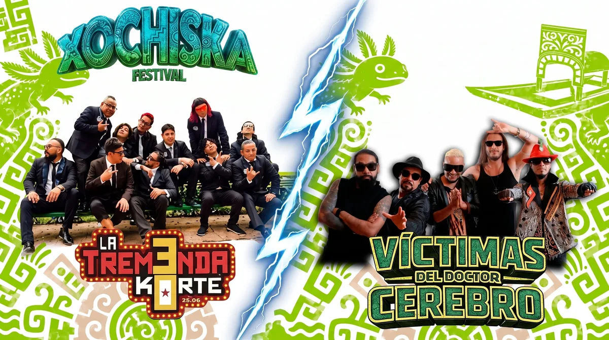 La Tremenda Korte, Víctimas del Dr. Cerebro e Insulini harán bailar a Xochimilco en el Festival Xochiska 2026