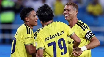 João Félix e Cristiano Ronaldo marcam na vitória do Al Nassr frente ao Al Riyadh