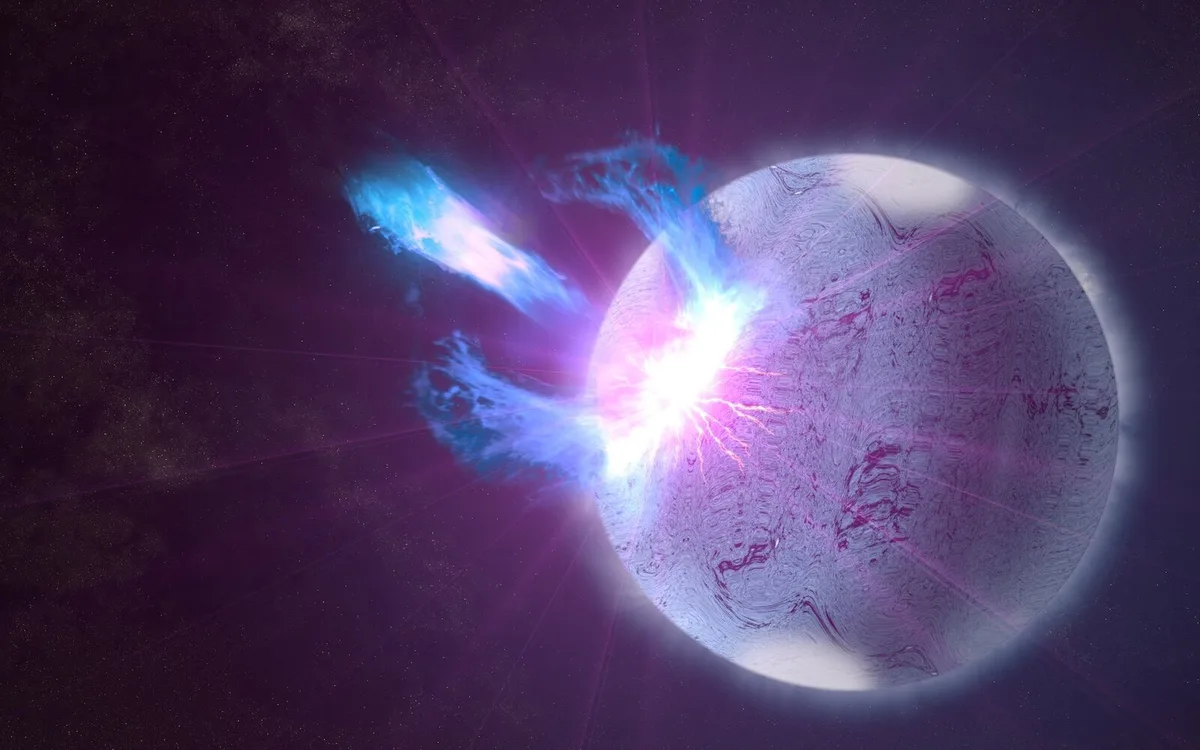 Uma estrela ultramagnética mostrou no céu um efeito previsto pela física quântica