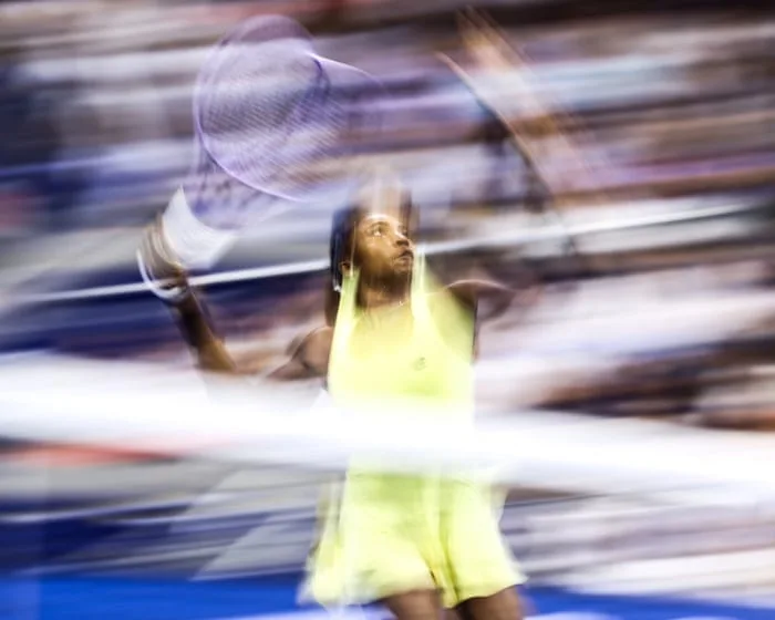Brollies, balls and bands: best images from the US Open tennis 2026