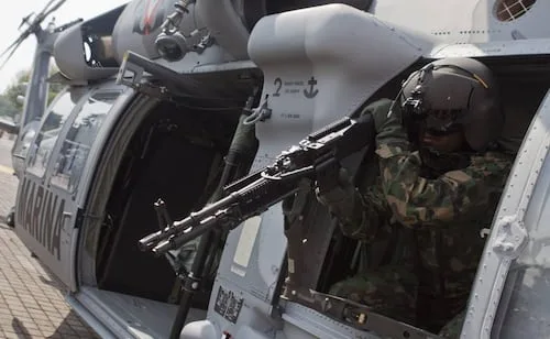 Helicóptero UH-60M Black Hawk de la Defensa realiza aterrizaje de emergencia en Durango; hay siete lesionados