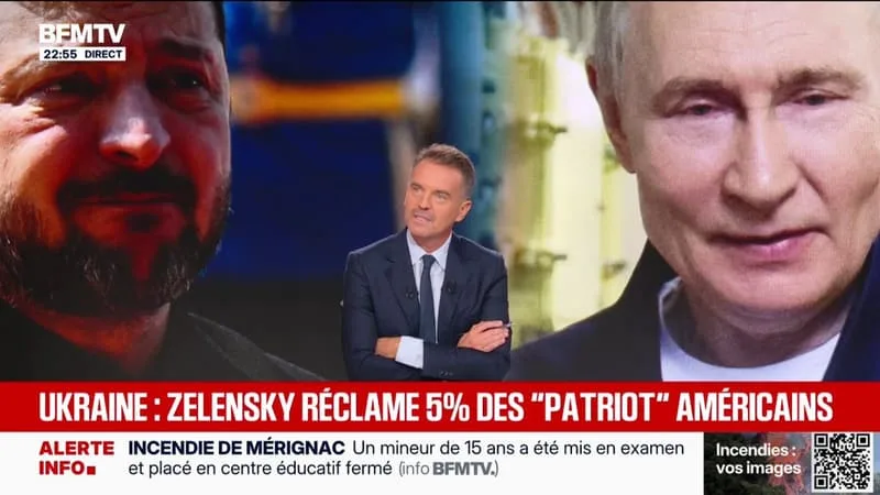 Guerre en Ukraine: Volodymyr Zelensky demande aux États-Unis de vendre à Kiev au moins 5% de leurs missiles intercepteurs Patriot