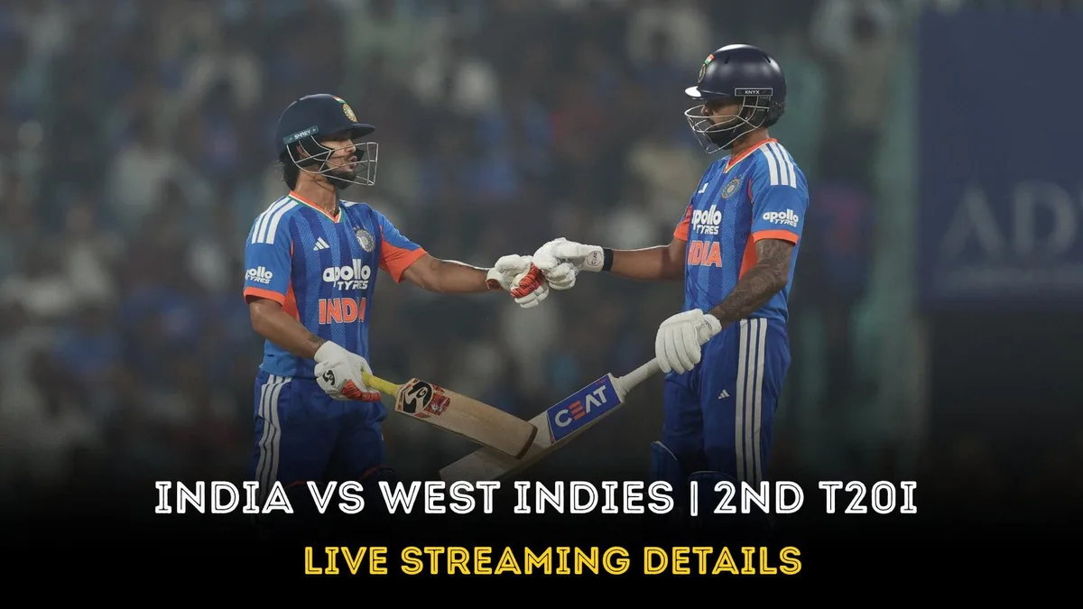 IND vs WI 2nd T20I live streaming: Where to watch today's cricket match?