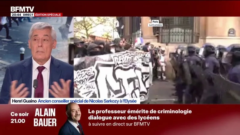Mouvement lycéen: "C'est une crise de plus qui vient compliquer et aggraver les autres", analyse Henri Guaino, ancien conseiller spécial de Nicolas Sarkozy