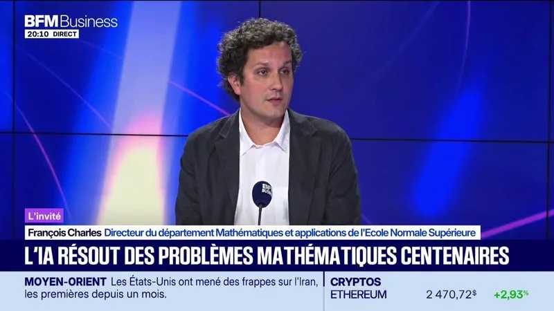 François Charles (École normale supérieure) : L'IA résout des problèmes mathématiques centenaires - 31/08
