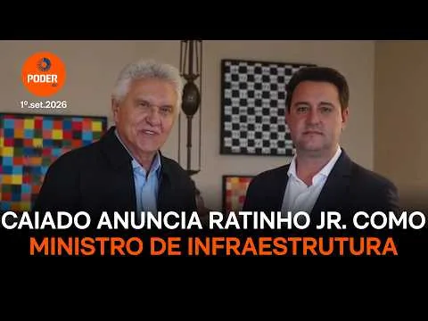 Caiado anuncia Ratinho Jr. como ministro da Infraestrutura
