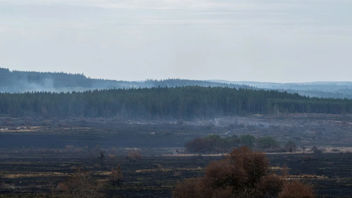 Brand im Hohen Venn: Staatsanwaltschaft vermutet „landwirtschaftliches Gerät“ als Ursache